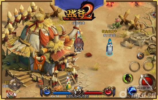 挑战端游品质《战烈焰官网谷Ⅱ》手游精美截图 第一弹